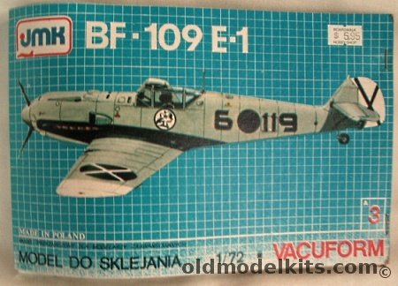 JMK 1/72 Bf-109E-1 with Condor Legion Decals, A3 plastic model kit